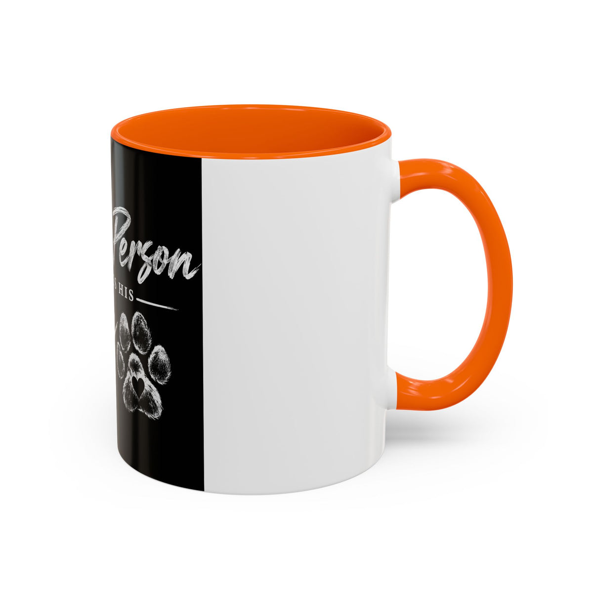 Dog Lover Coffee Mug — "Just a Person Who Loves His Dog" Accent Mug