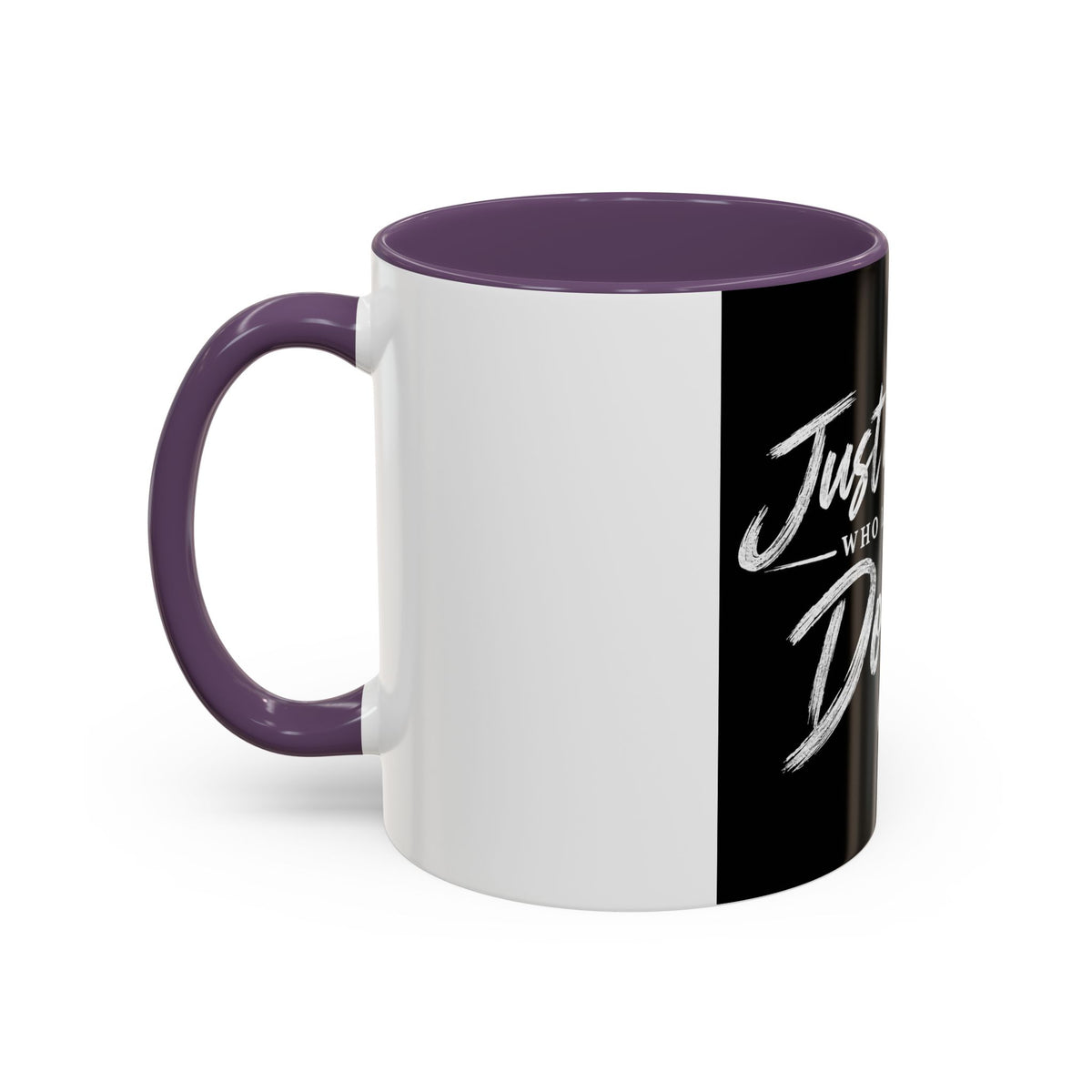 Dog Lover Coffee Mug — "Just a Person Who Loves His Dog" Accent Mug