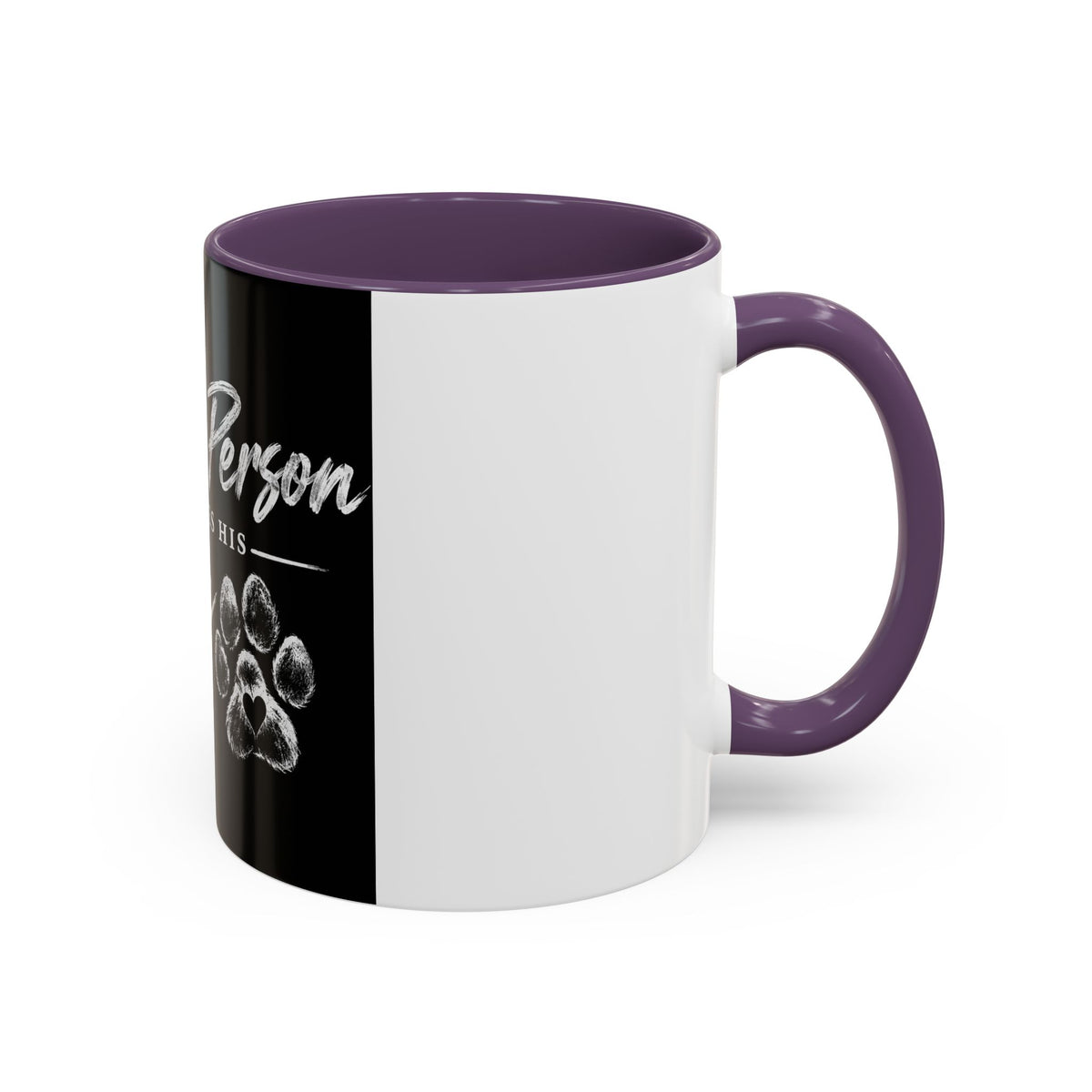 Dog Lover Coffee Mug — "Just a Person Who Loves His Dog" Accent Mug