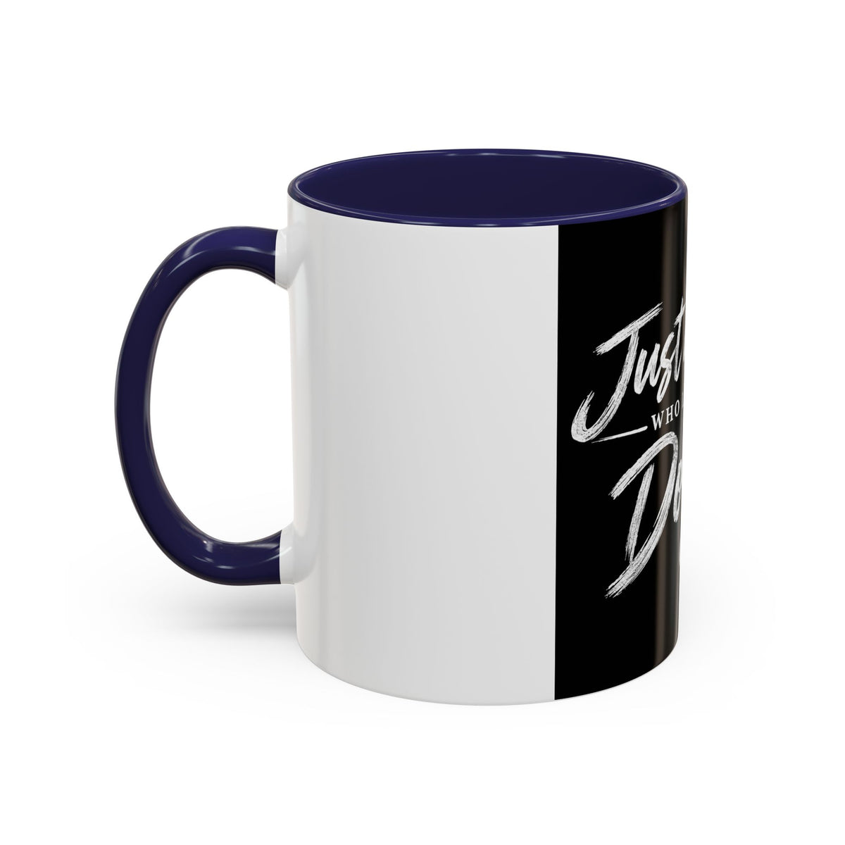 Dog Lover Coffee Mug — "Just a Person Who Loves His Dog" Accent Mug