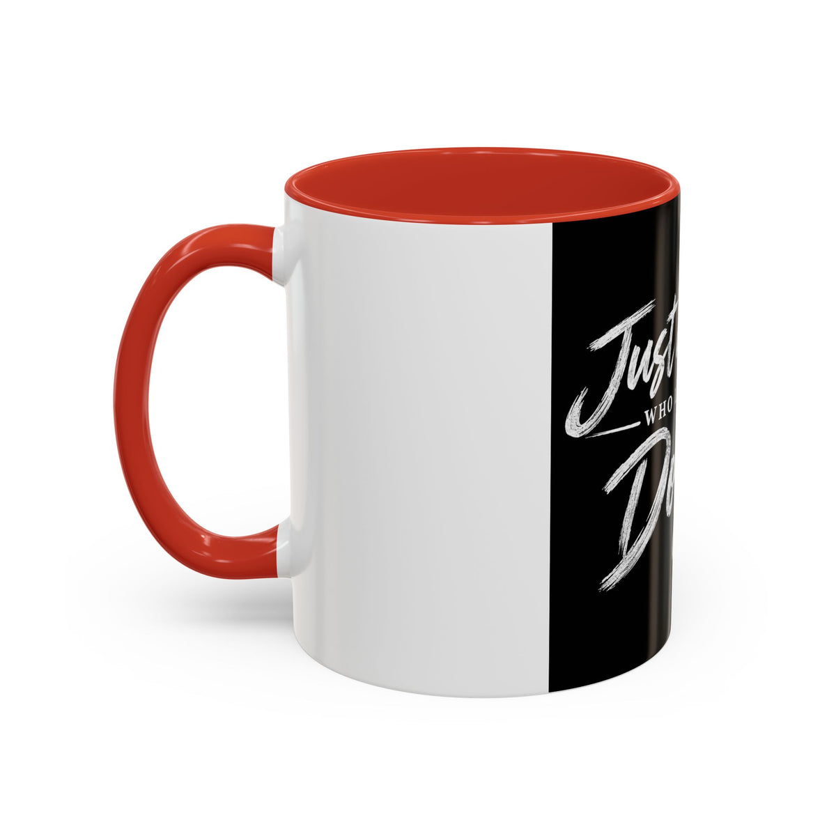 Dog Lover Coffee Mug — "Just a Person Who Loves His Dog" Accent Mug