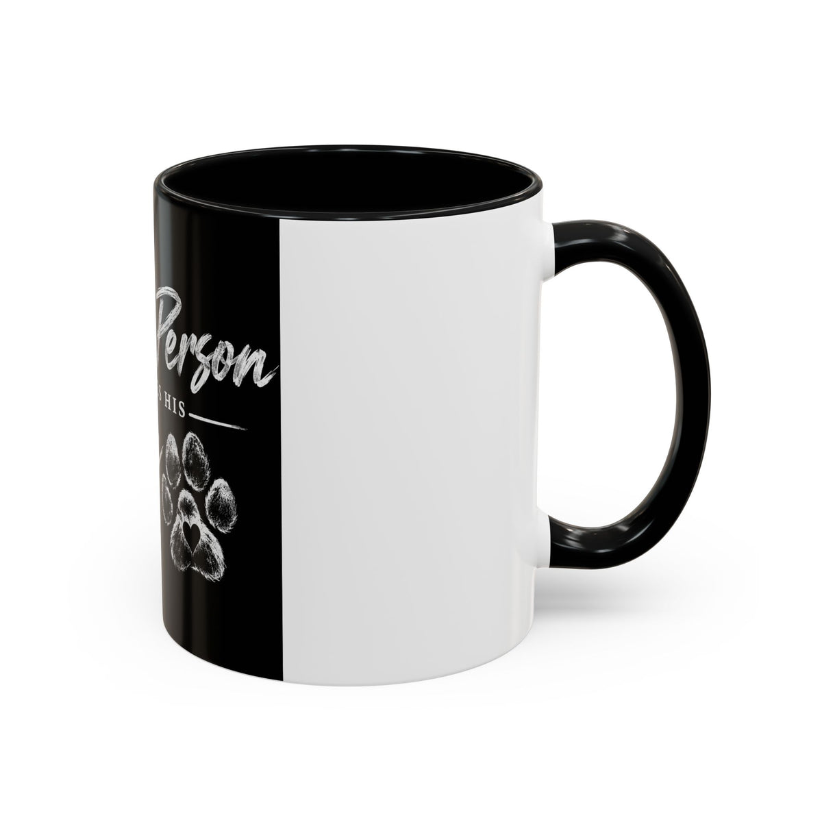 Dog Lover Coffee Mug — "Just a Person Who Loves His Dog" Accent Mug